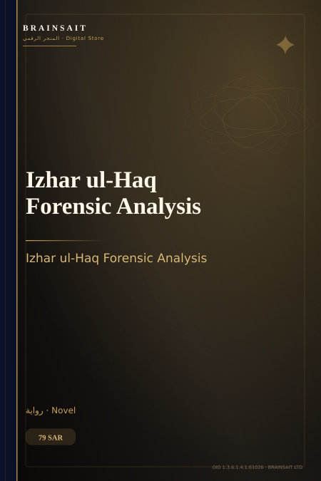 Izhar ul-Haq Forensic Analysis